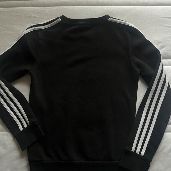 Adidas Women's Black and White Sweatshirt - Picture 2 of 4
